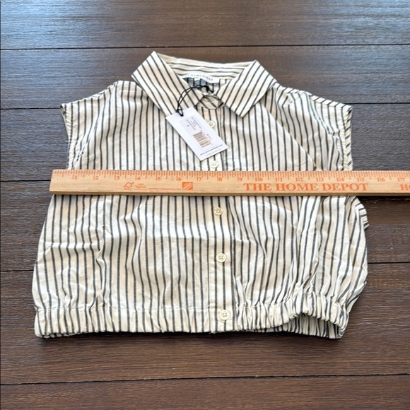 WeWoreWhat Sleevless Popover Shirt Size Small - Picture 6 of 9